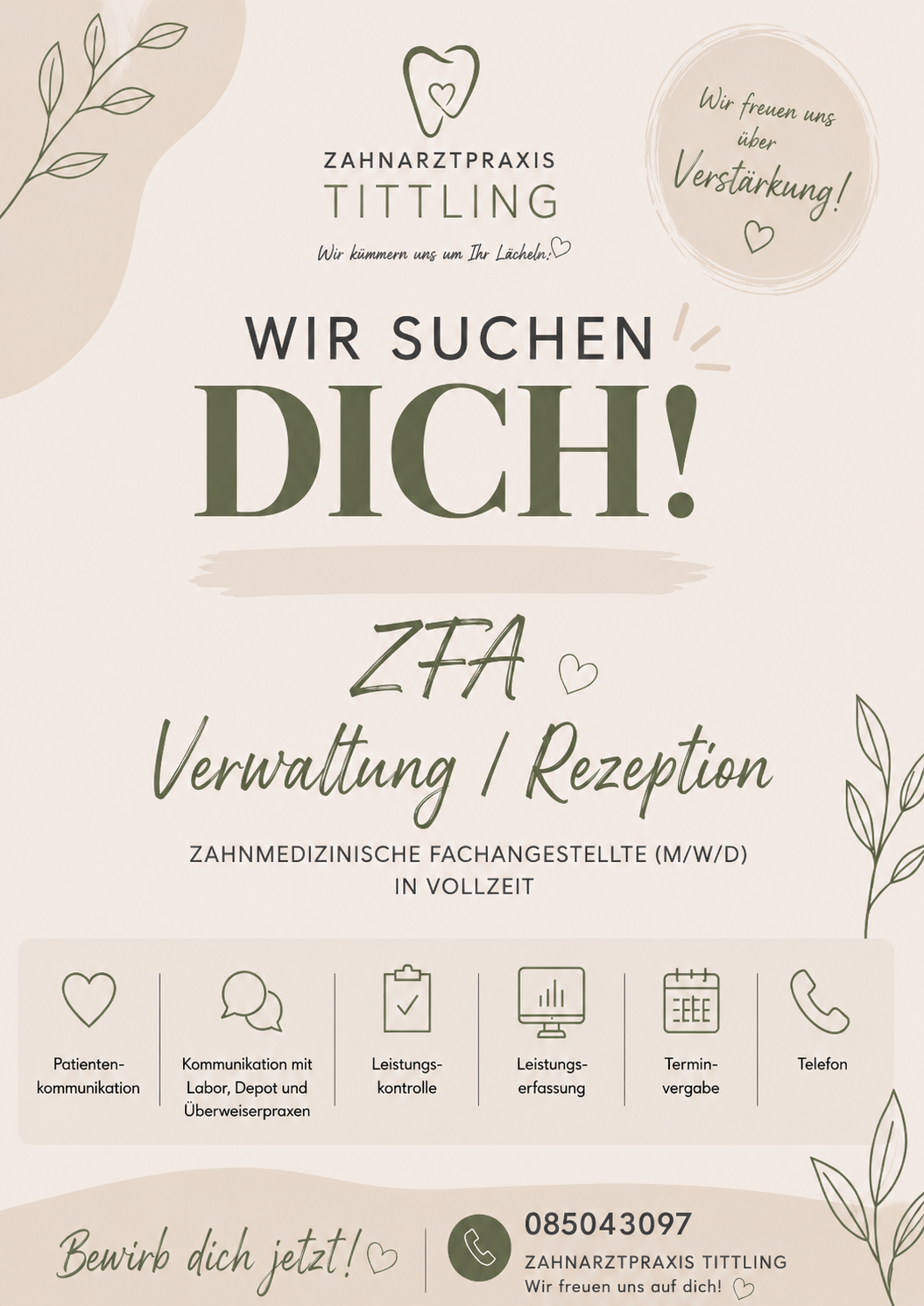 Wir suchen